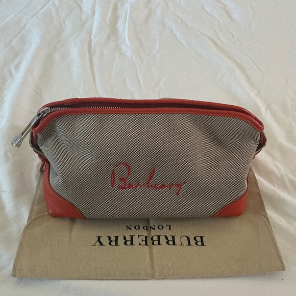 Burberry Canvas Cosmetic Case - Picture 1 of 8